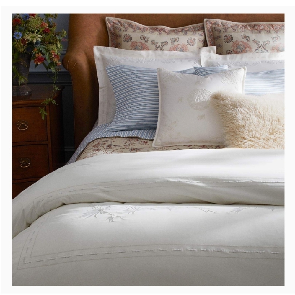 Ralph Lauren Hillsboro Islesboro Queen Duvet Cover & Shams